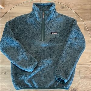 Patagonia Women’s Teal Zip-Up Sweater
